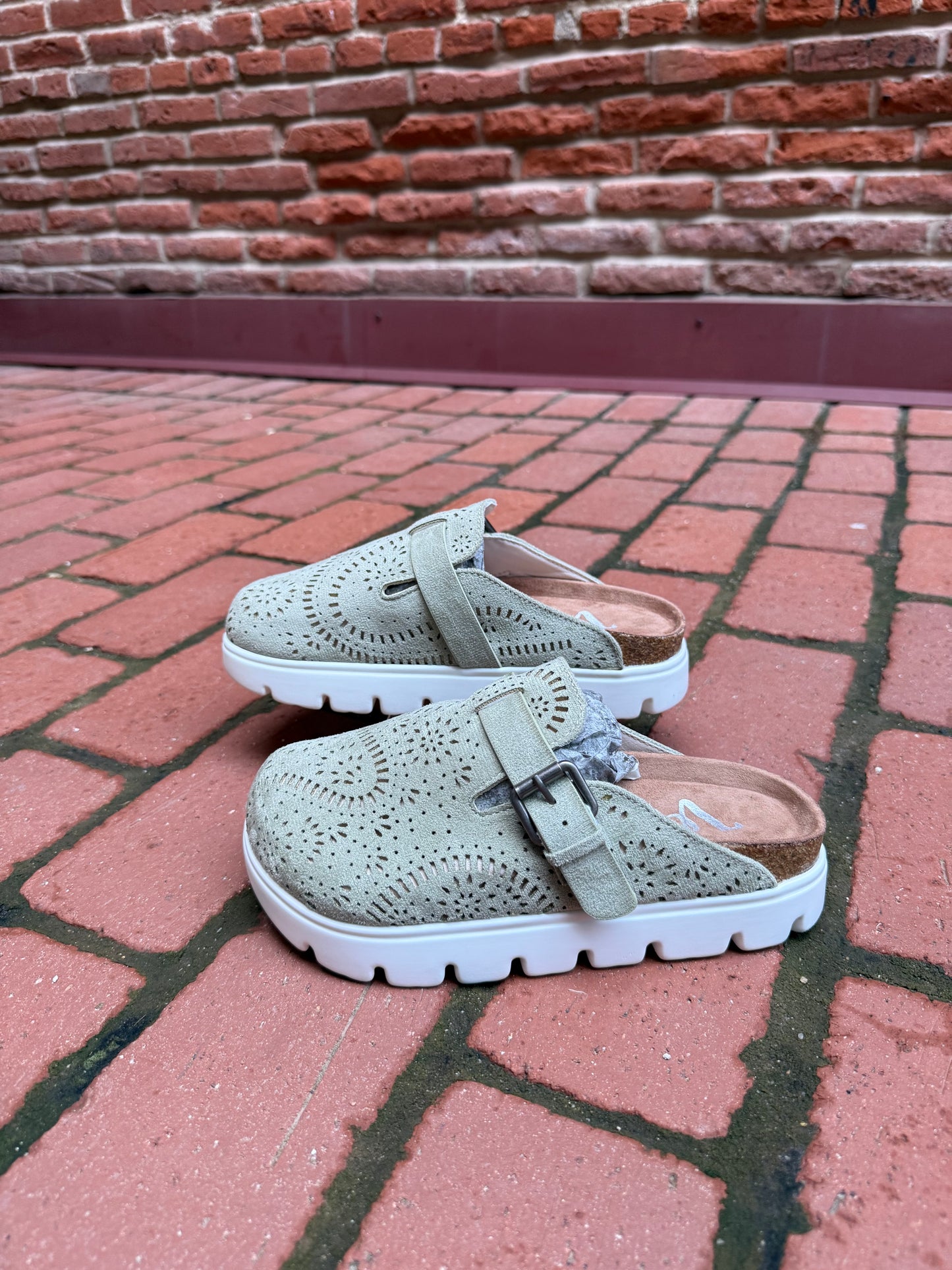 Lulu Clog in Sage