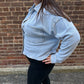 All Day Knit Denim Cropped Jacket in Washed Indigo
