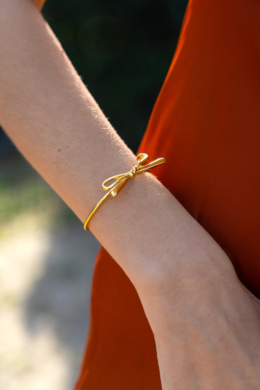 Ballet Core Cuff in Gold