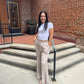 Rachel Palazzo Pants in Tan