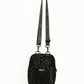 Shadow Checkered Crossbody Sling in Black