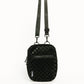 Shadow Checkered Crossbody Sling in Black