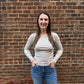 Natural Heather Second Skin Crew Long Sleeve