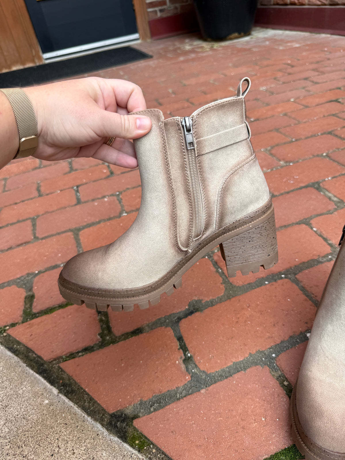 Maeve Tan Booties