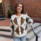 Renee Checkered Button Up Cardigan