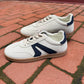Retro Sneakers in Tan and Navy