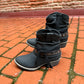 Clover Black Western Bootie