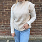 Willow Turtle Neck Cap Sleeve Sweater