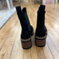 Jorey Black Lug Sole Block Heel