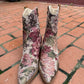 The Karina Mauve Tapestry Fall Bootie