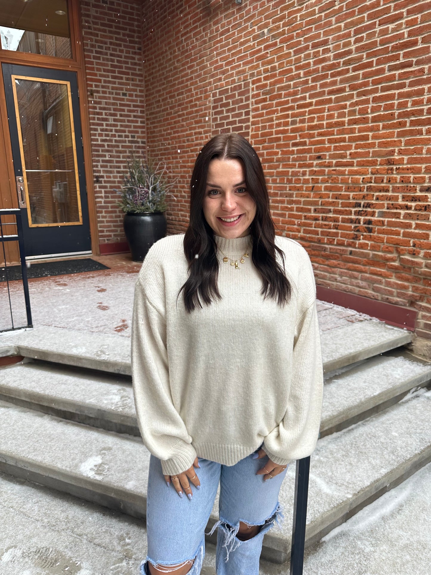 Danica Sweater in Sea Salt