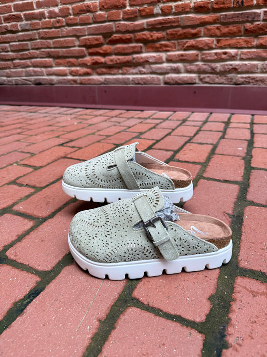 Lulu Clog in Sage