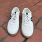 Retro Sneakers in Tan and Navy