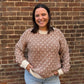Kellie Two-Toned Texture Weave Sweater