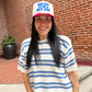 Prado Striped Sweater in Lake Blue