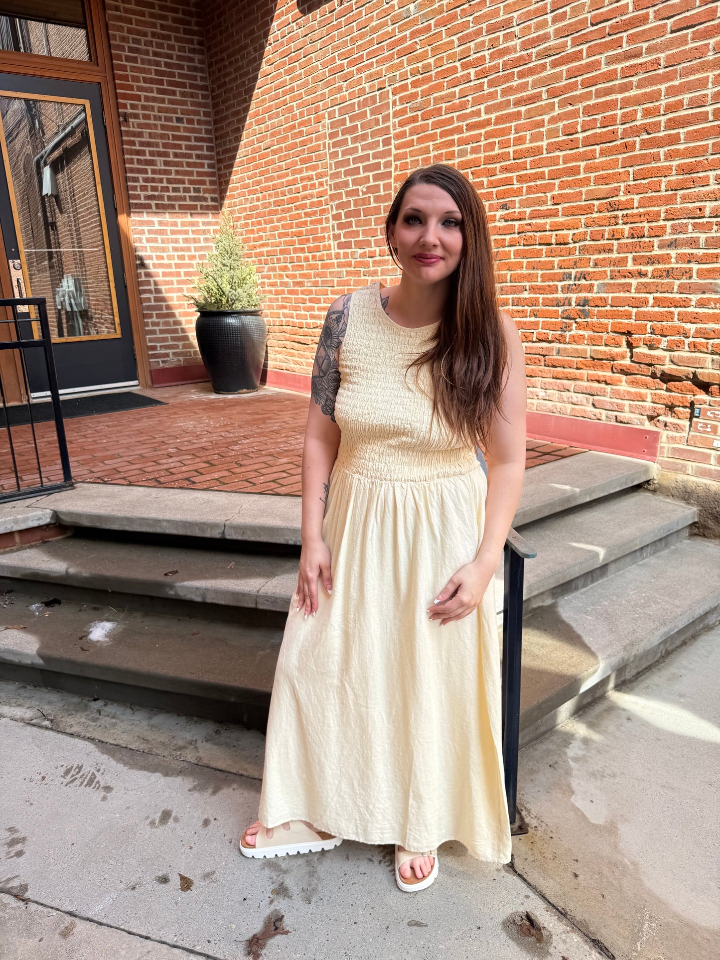 Juniper Maxi Dress in Pineapple