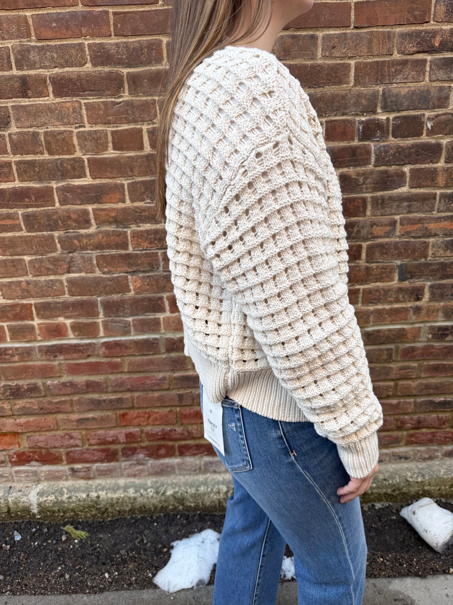 Logan Sweater Jacket Crystal