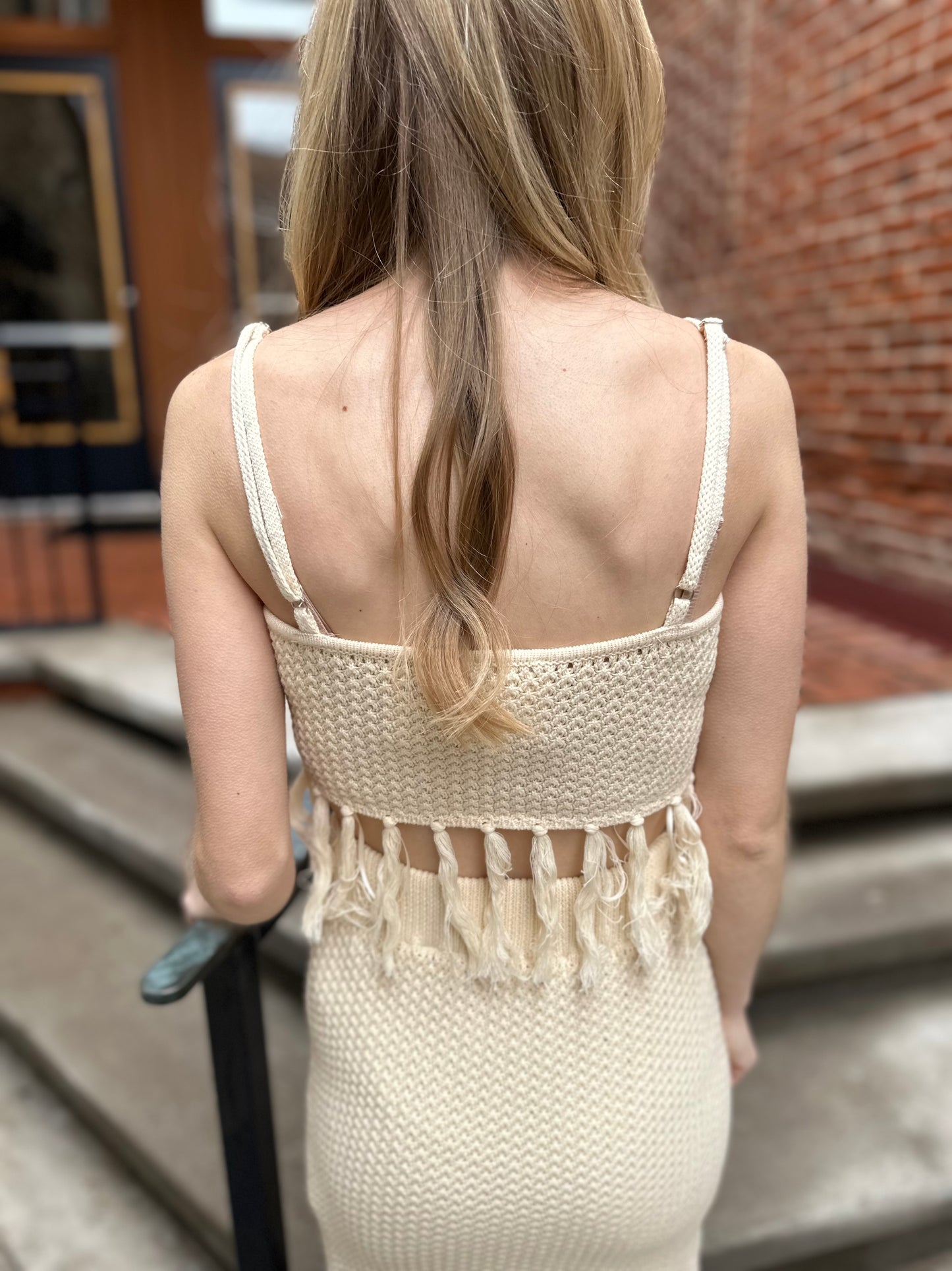 Amelia Tassle Detail Midi Set