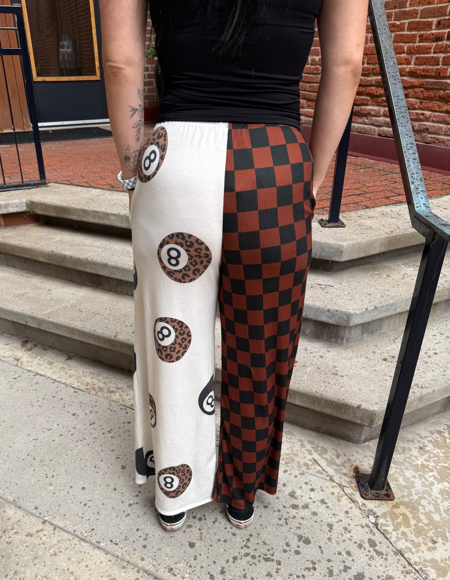 Jessie 8-Ball Checkered Pants
