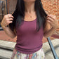 Bayley Plum Sweater Tank