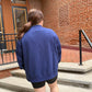 Navy USA 4th Of July Embroidered Mockneck