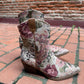 The Karina Mauve Tapestry Fall Bootie