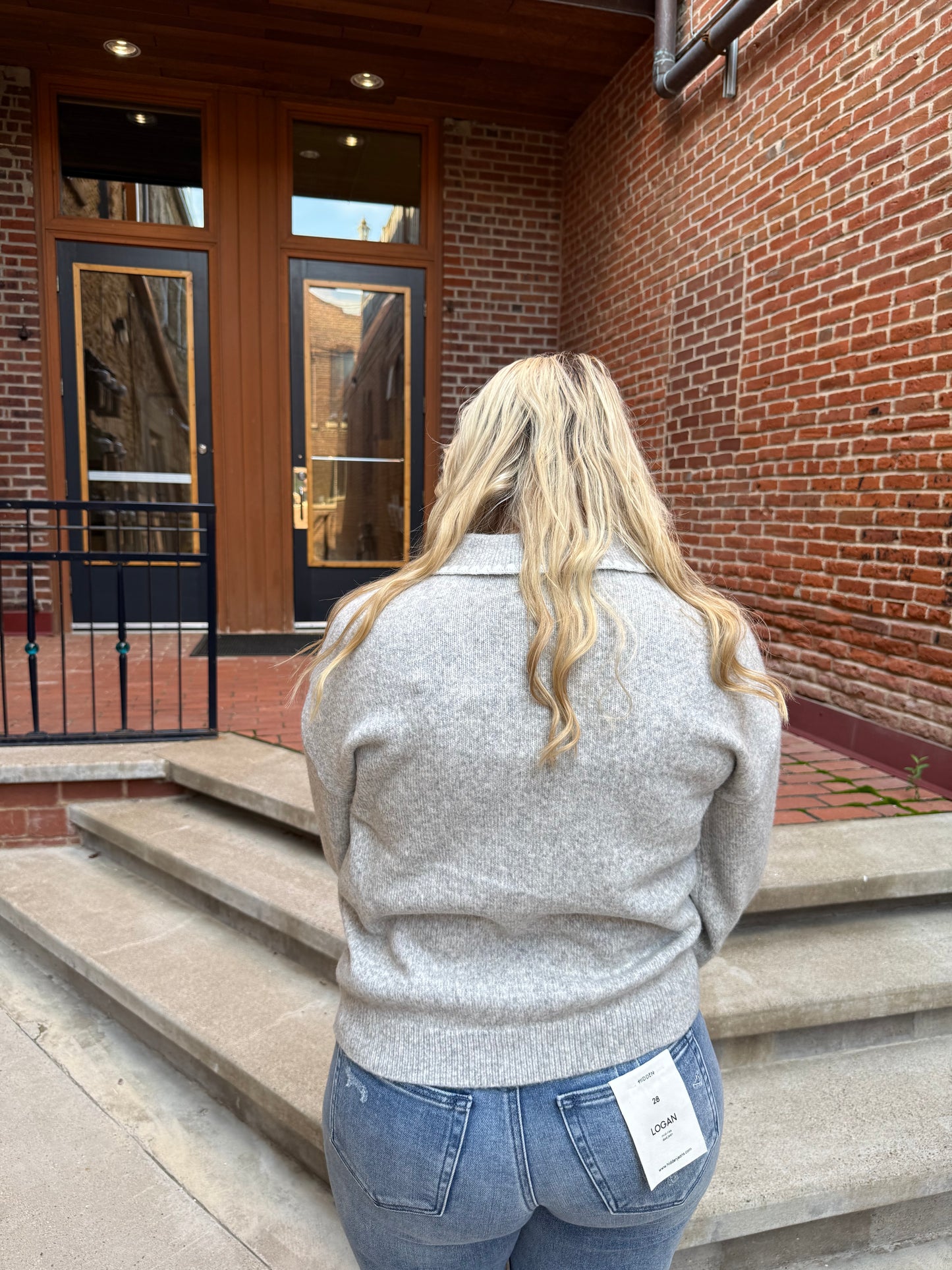 Aria Embroidered Polo Sweater