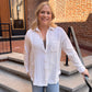 Addie White Button Down