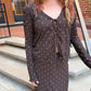 Amara Polka Dot Mesh Top