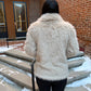 Diana Shaggy Notch Collared Faux Fur Coat