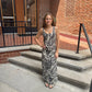 Polanco Palm Midi Dress