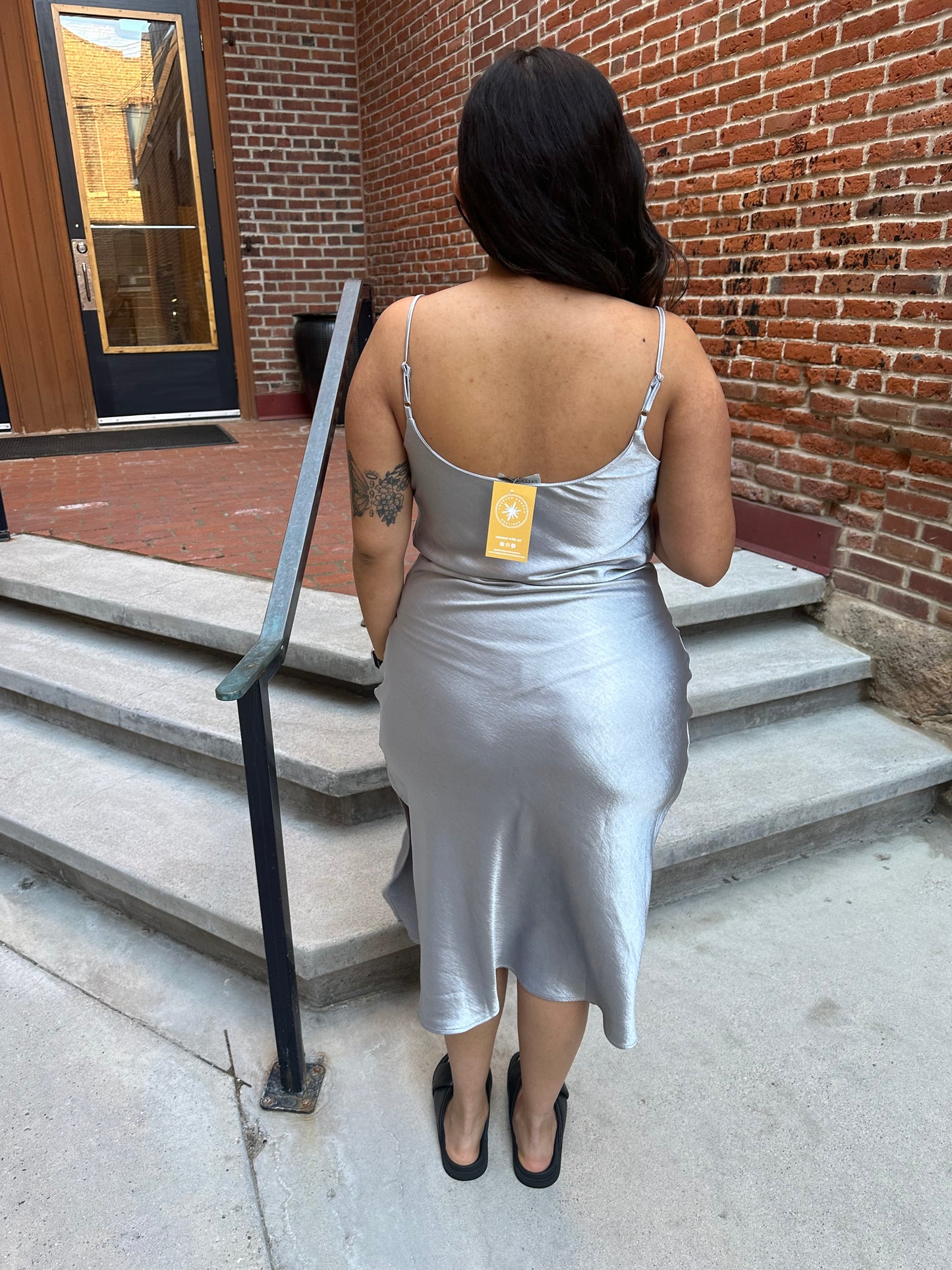 Jordan Midi Dress in Moonlight