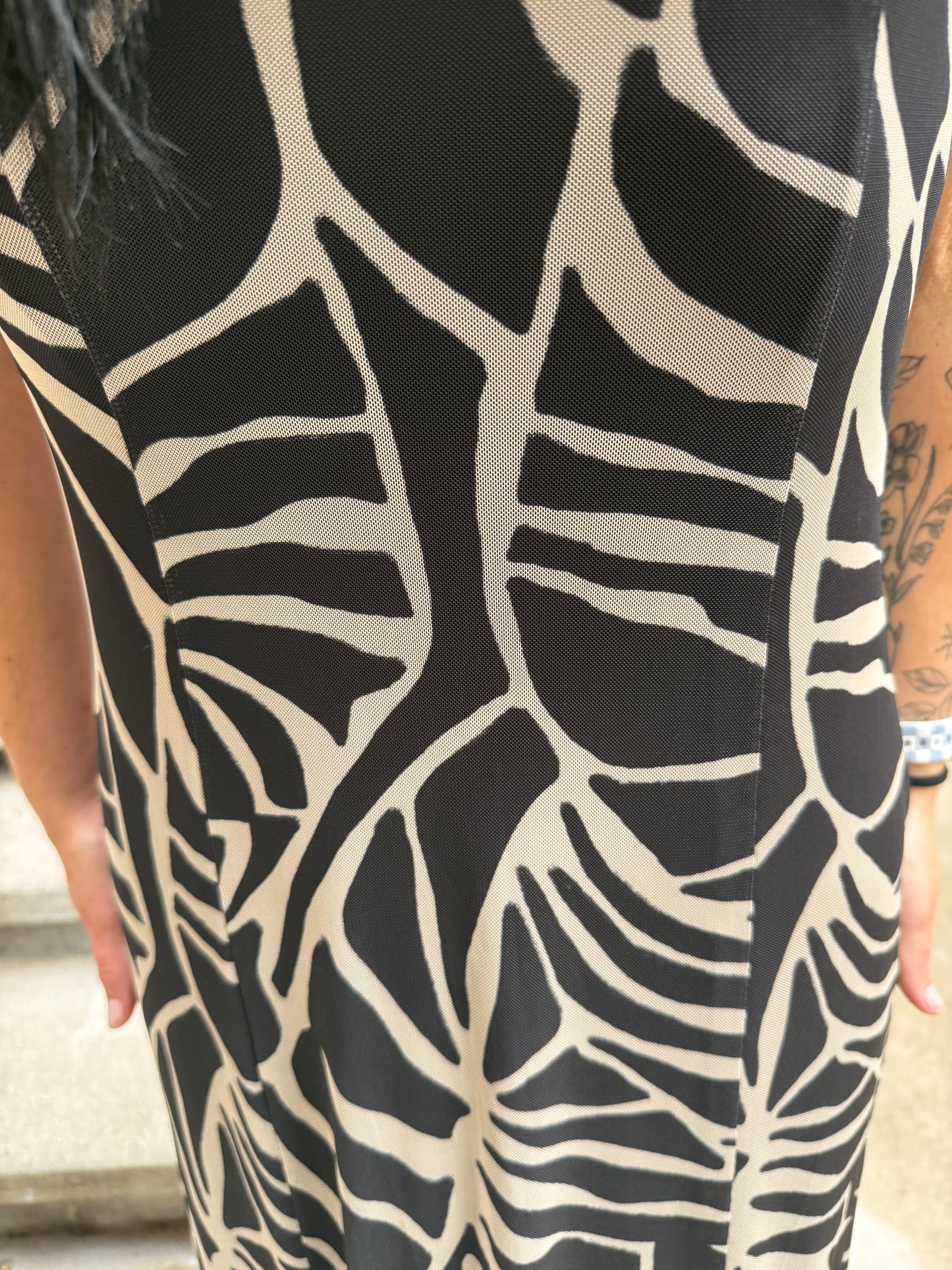 Charisma Tova Palm Midi Dress