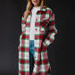 Ophelia Red, Green & White Plaid Long Flannel