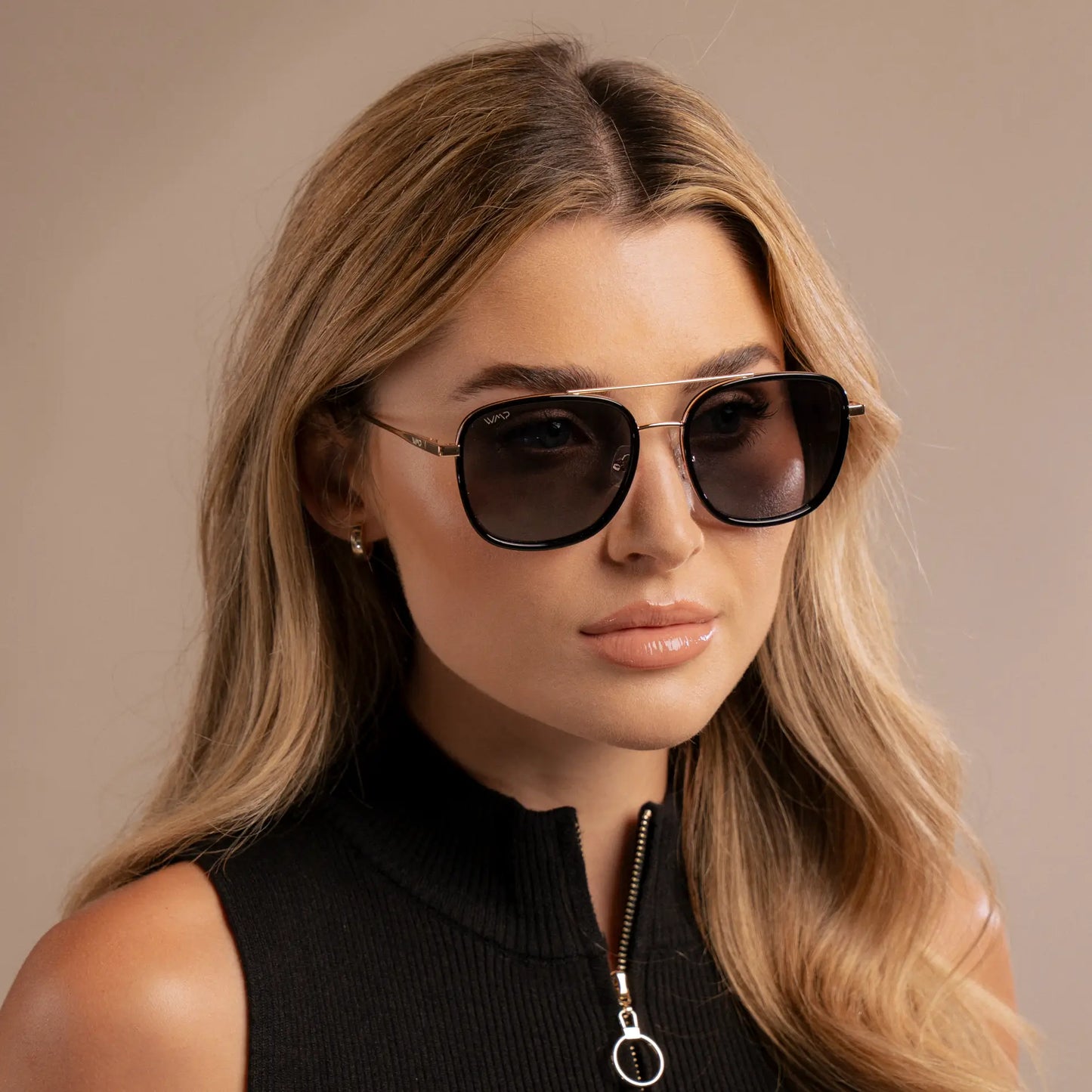 Gia Black Lens with Black Frames