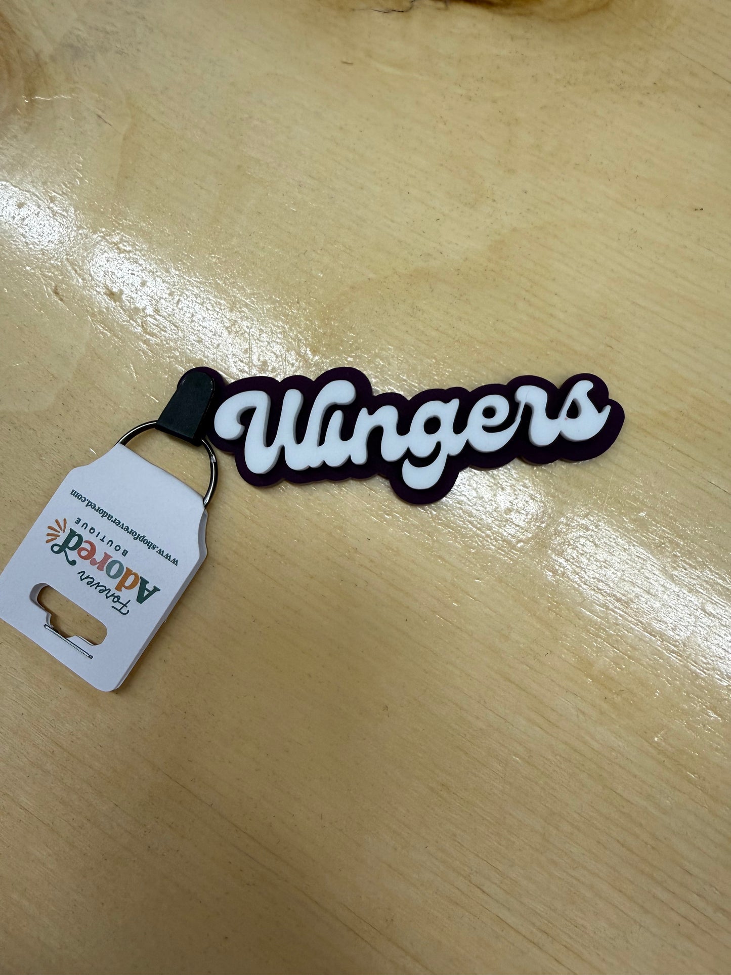 Winger School Spirit Acrylic Keychain