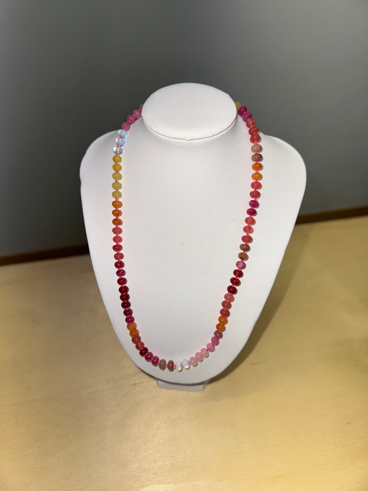 Colorful Glass Beaded Necklace