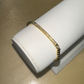 Stainless Steel Danty Bar Bracelet in Gold