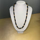 Glass Beaded Necklace in Black