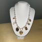 Pearl Beaded Charm Necklace