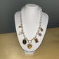 Pearl Beaded Charm Necklace