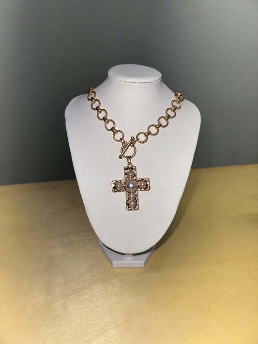 Chunky Cross Necklace