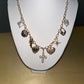 Charm Necklace with Cross and Cupid