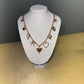 Charm Necklace with Hearts