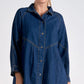 Olivia Long Sleeve Denim Dress