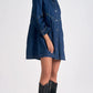 Olivia Long Sleeve Denim Dress