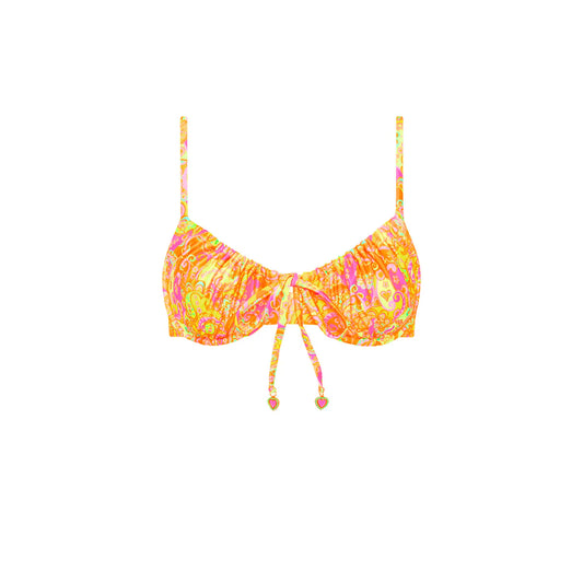 Tiki Tango Ruched Underwire Bra Bikini Top