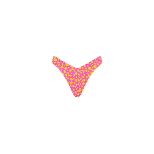 Y Cheeky Bikini Bottom in Berry Blush