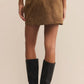 Ciera Suede Mini Skirt