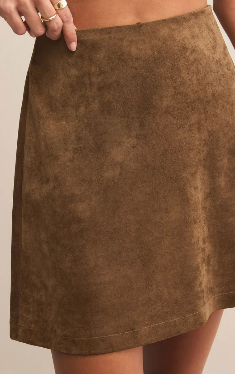 Ciera Suede Mini Skirt